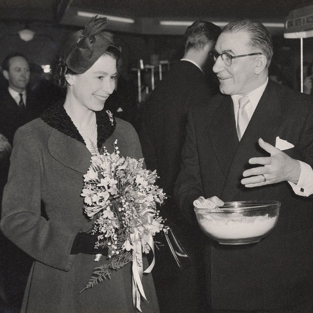HRH Queen Elizabeth II at The Ideal Home Show